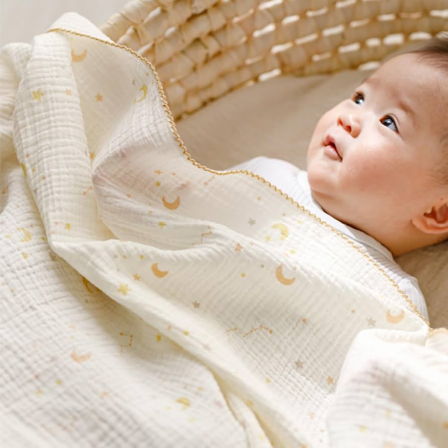 Amazon.co.jp: ぷりふあ amuuni ガーゼ おくるみ 2重 100cm